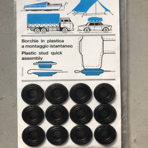 Zeilringen Kunststof | Zwart