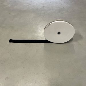 Klittenband Zelfklevend Hotmelt 50 mm LUS / zwart per meter